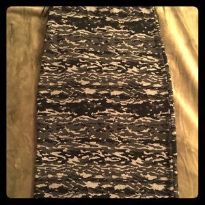 Camo Pencil Skirt